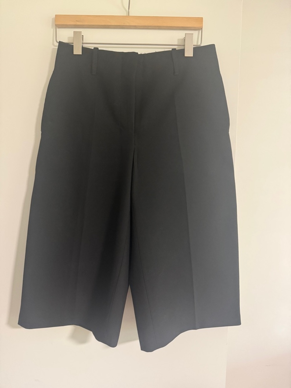 Zara Classic Black Bermuda Shorts